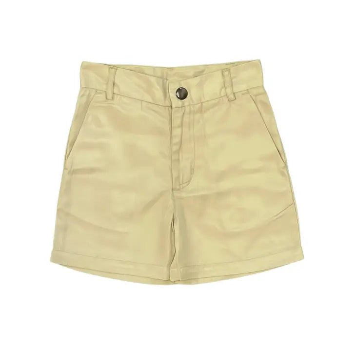 Boys Khaki Performance Shorts