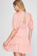 Light Pink Tiered Dress