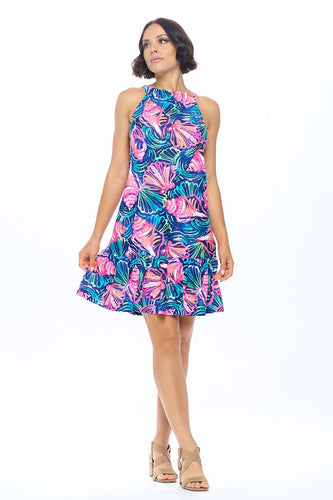 Navy Shell Dress