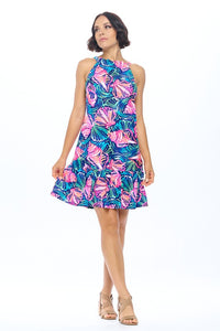 Navy Shell Dress