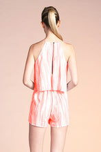 Coral Tie Dye Romper
