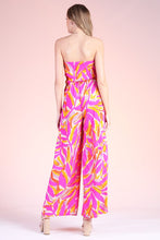 Fuschia Leaf Jumpsuit