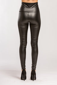 Black Leather Leggings