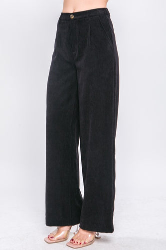 Black Corduroy Trousers