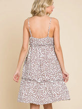 Mint Leopard Cami Dress Plus