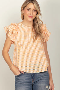 Mango Checkered Top