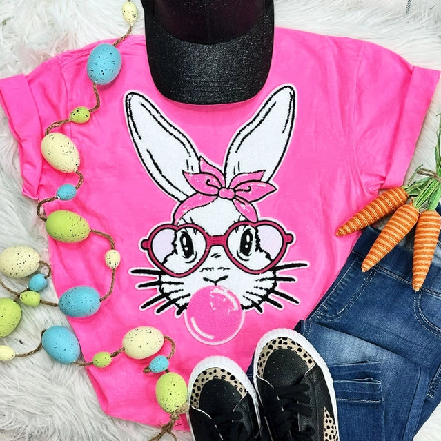 Bunny Chenille Patch Tee