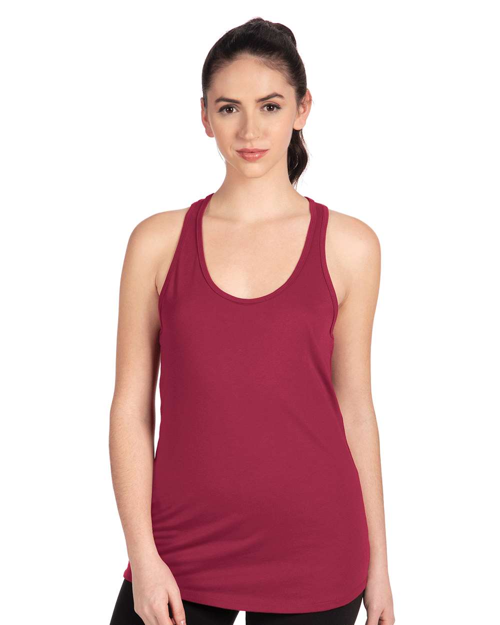 Maroon Racerback Tank