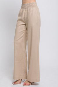 Khaki Linen Pants