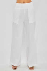 White Linen Pants