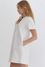 Ivory Half Zip Dress