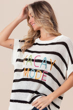 Vacay Mode Striped Sweater
