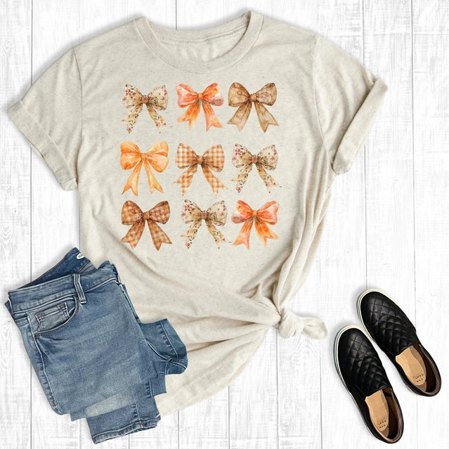 Fall Bow Graphic Tee