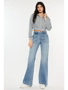 Kancan Medium Wash Flare Jeans