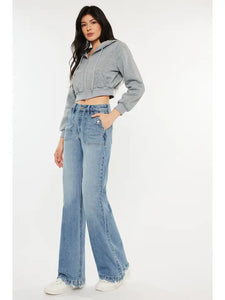 Kancan Medium Wash Flare Jeans