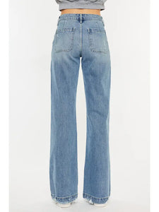 Kancan Medium Wash Flare Jeans