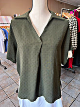 Olive Textured Shirt