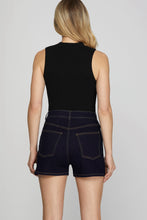 Dark Denim Shorts