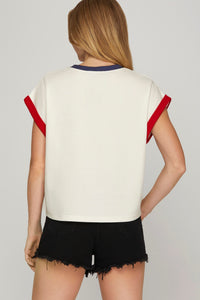 USA Patched Top
