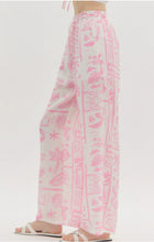 Pink Resort Pattern Pants