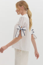 Ivory Bow Sleeve Top