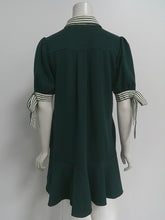 Green Tied Sleeve Dress