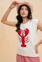 Ivory Lobster Sweater