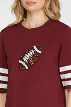 Maroon Sequin Football Dress