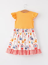 Girls Farm Ruffle Dress