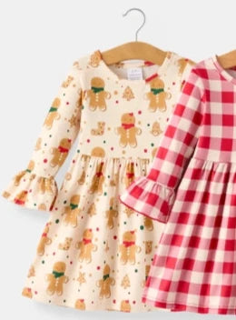 Girls Gingerbread Man Dress