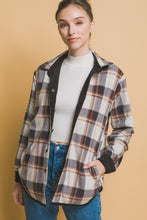 Black Corduroy Reversible Plaid Jacket
