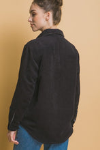 Black Corduroy Reversible Plaid Jacket