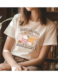 Cozy Readers Book Society Tee