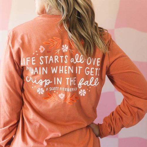 Life Starts in the Fall Long Sleeve Tee