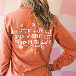 Life Starts in the Fall Long Sleeve Tee