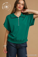 Lagoon Luxeknit Half Zip Pullover