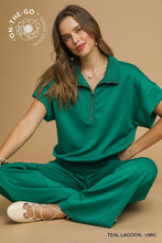 Lagoon Luxeknit Half Zip Pullover