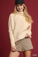 Cream Turtleneck Pullover