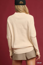 Cream Turtleneck Pullover