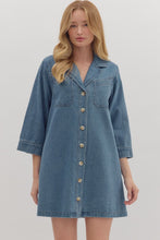 Denim Button Down Dress