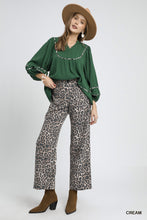 Leopard Wide Leg Pants