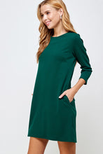 Hunter Green Shift Dress