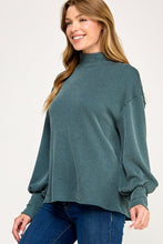 Teal Ribbed Sweater
