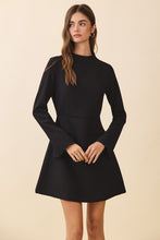 Mock Neck Long Sleeve Dress