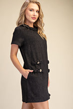 Black Twist Trim Dress