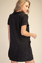 Black Twist Trim Dress