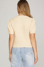 Ivory Beaded Bow Sweater