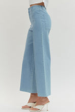 Light Denim Wide Leg Pants