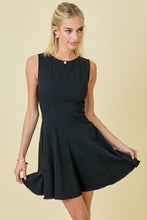 Washed Black Denim Dress