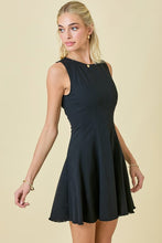 Washed Black Denim Dress